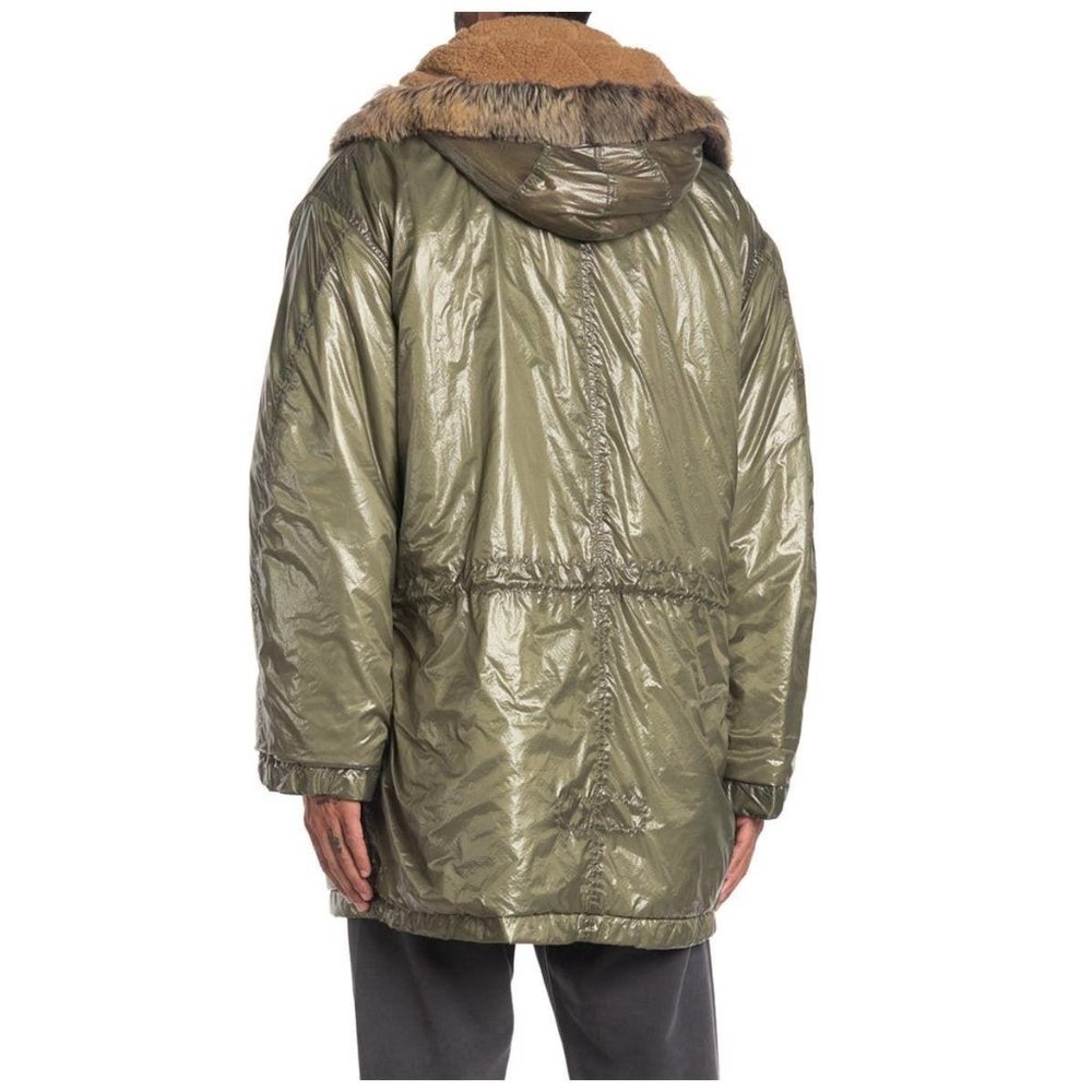 Yeezy Season 5 Long Sleeve Green Hooded Parka L - Picture 12 of 15